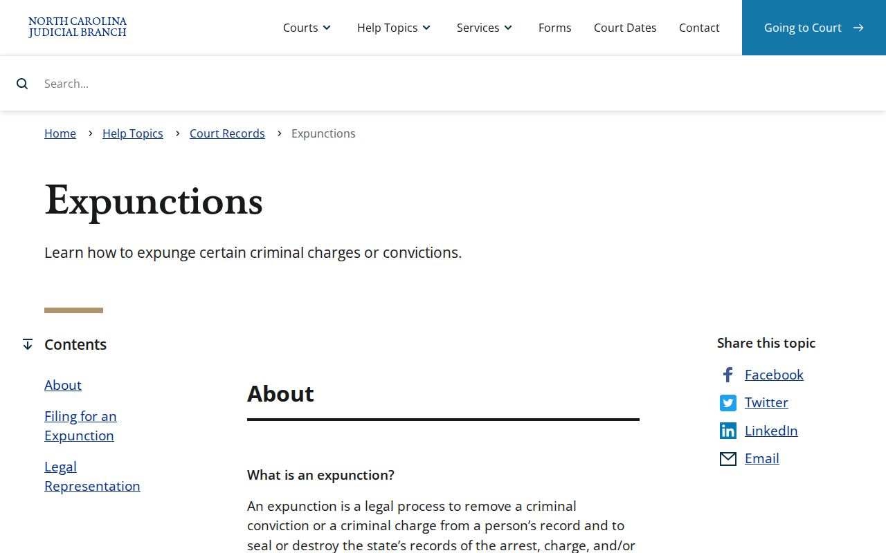 Official expunction guidance for Franklin County criminal court cases