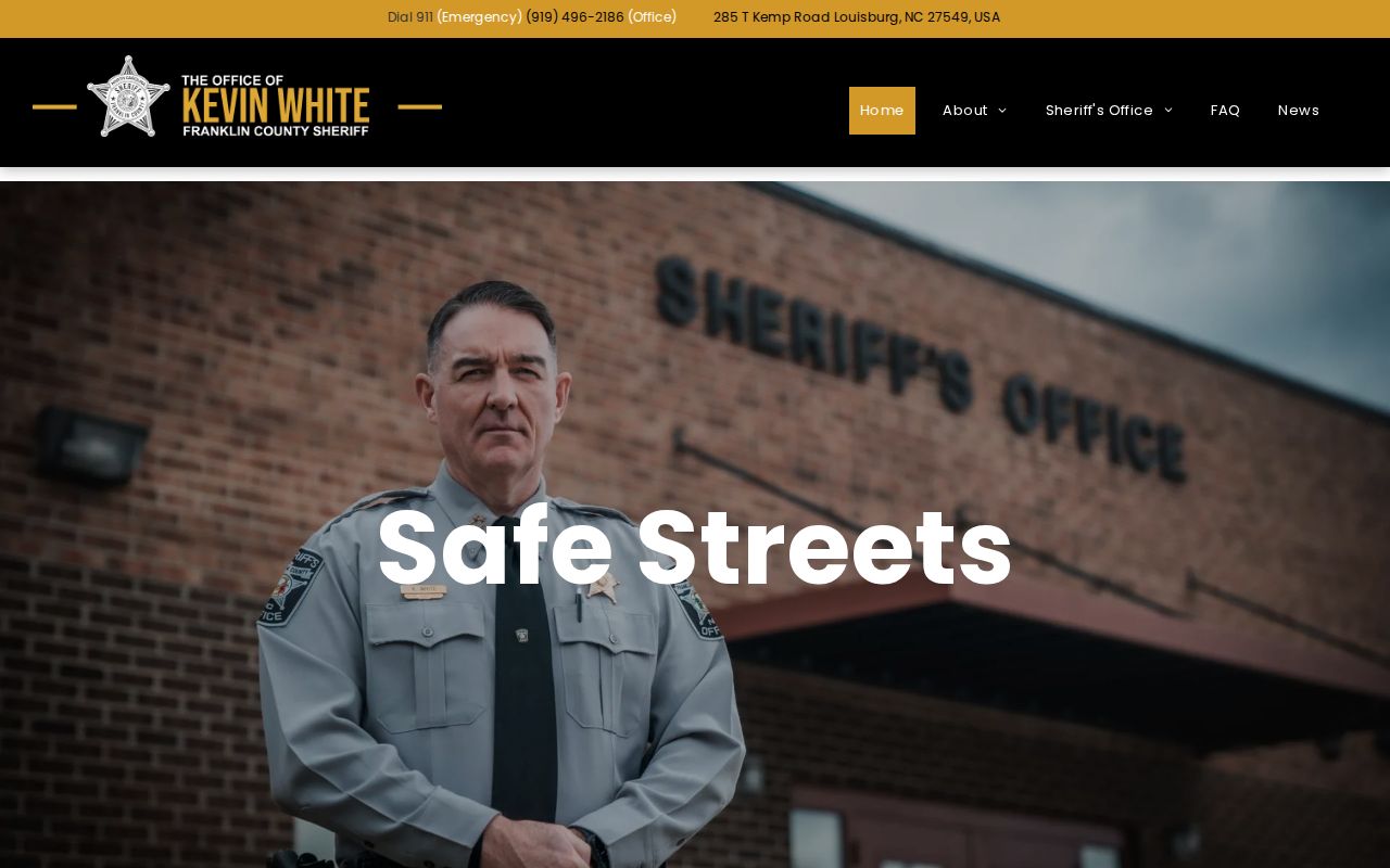 Franklin County Sheriff's Office official homepage