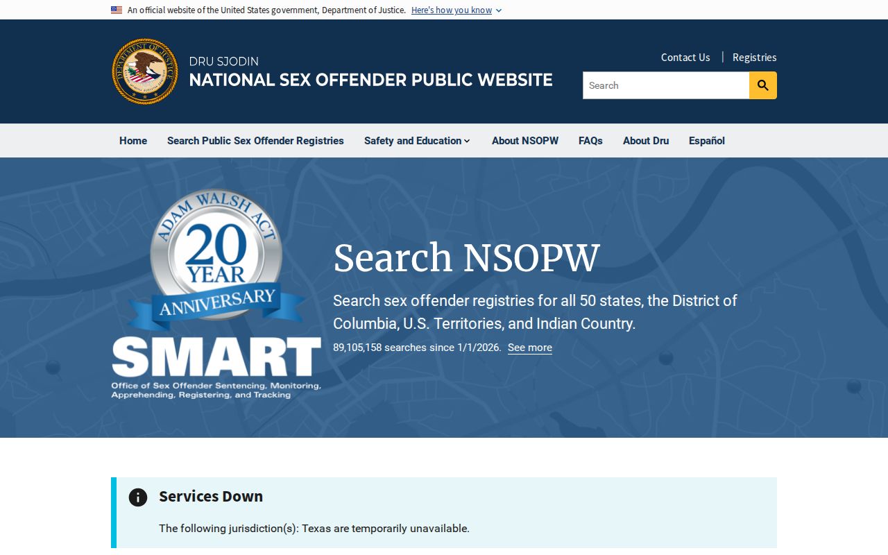 Franklin County sex offender lookup through the national NSOPW search